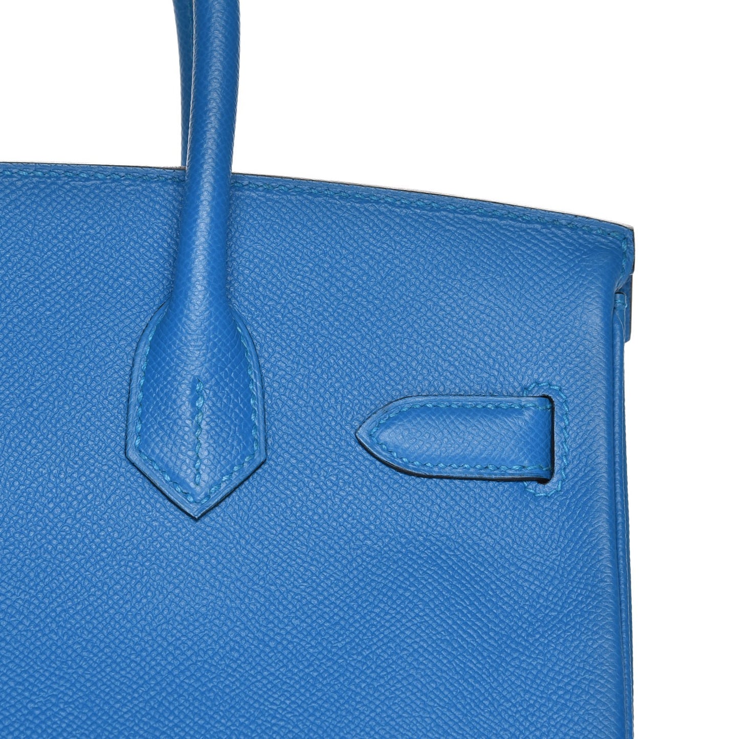 Epsom Birkin 30 Bleu Zanzibar