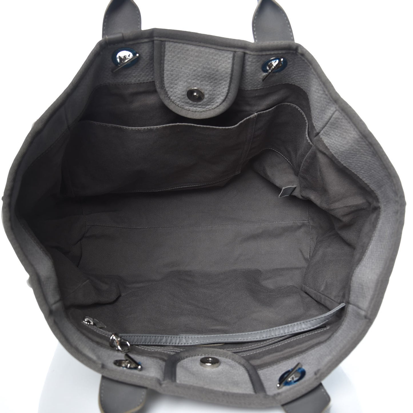 Canvas Large Deauville Tote Grey