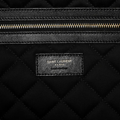 Saint Laurent Calfskin Quilted ES Giant Travel Bag Black 5 of 9