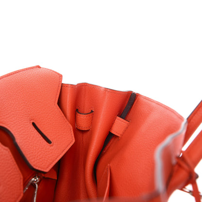 Hermes Togo Birkin 35 Orange Poppy 11 of 38