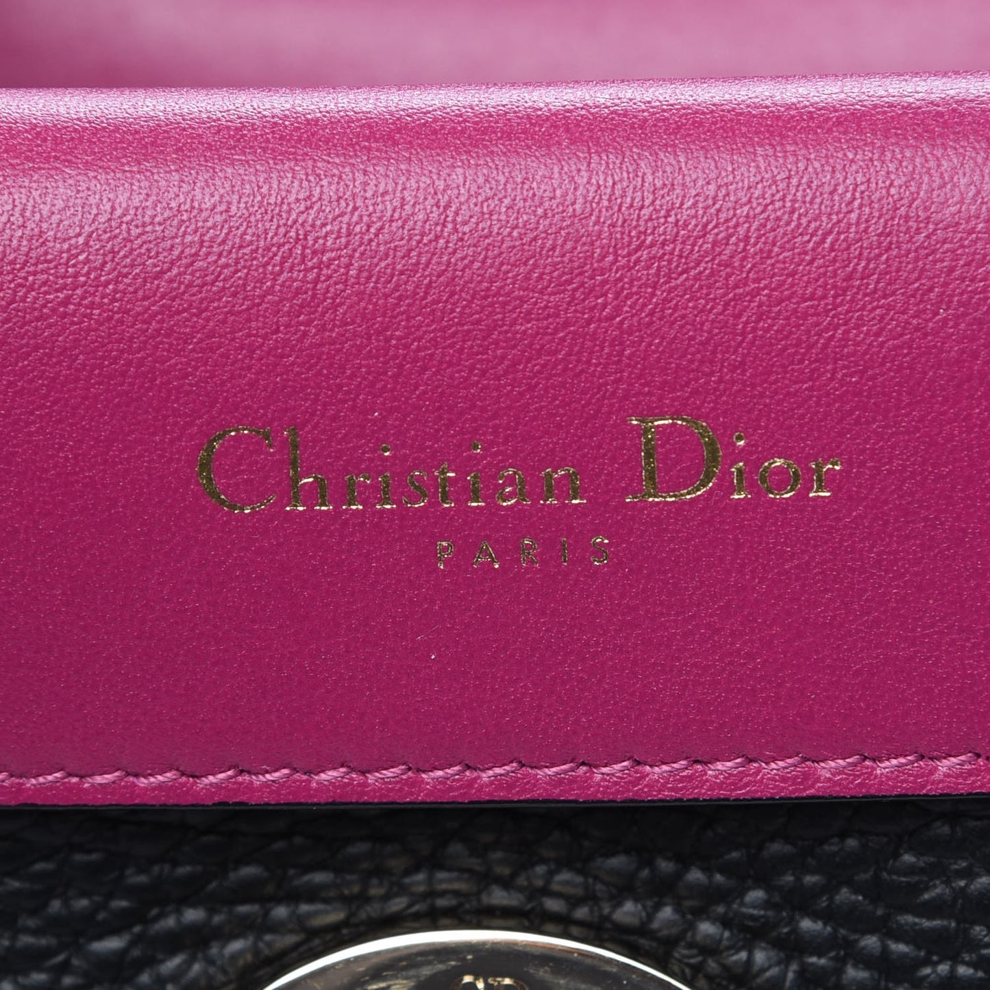 Bullcalf Mini Be Dior Flap Black Rose Indien