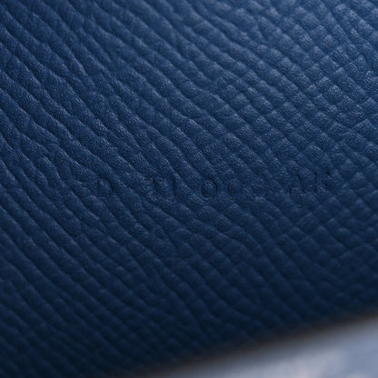 Hermes Epsom Constance Verso Long Wallet Bleu Agate Gris Mouette 7 of 10