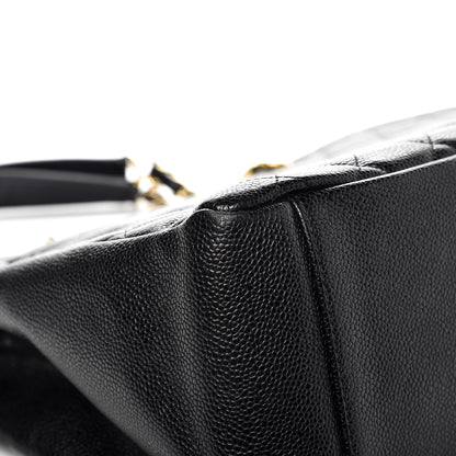 Chanel Caviar Quilted Grand Shopping Tote GST Black 11 of 13