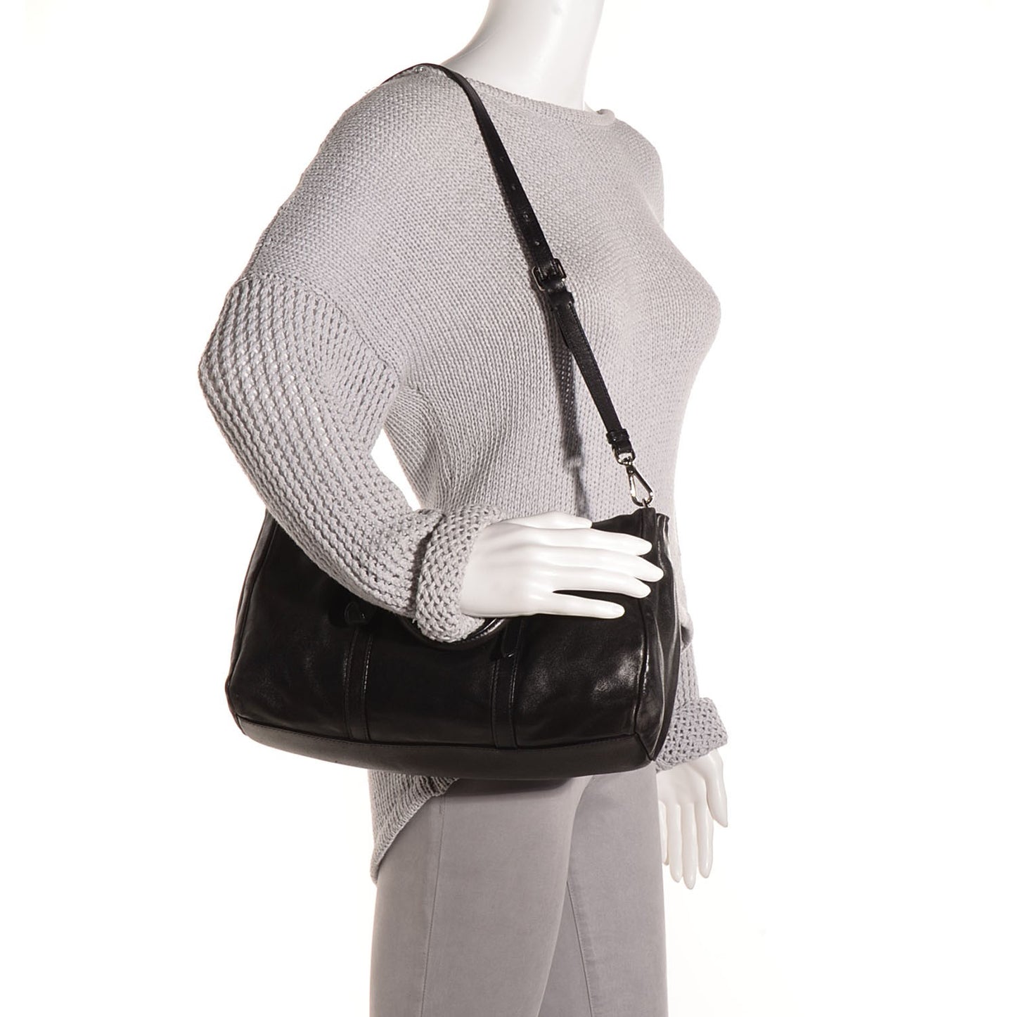 Nappa Soft Tote Nero Black