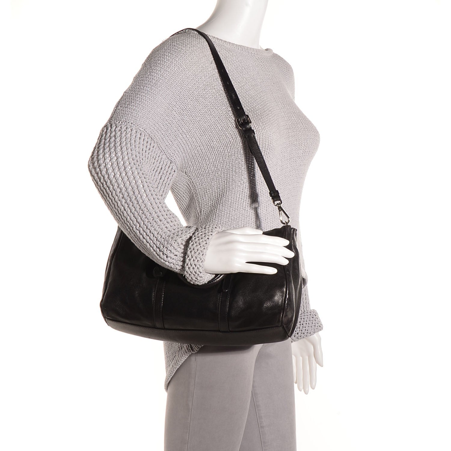 Prada Nappa Soft Tote Nero Black 2 of 9