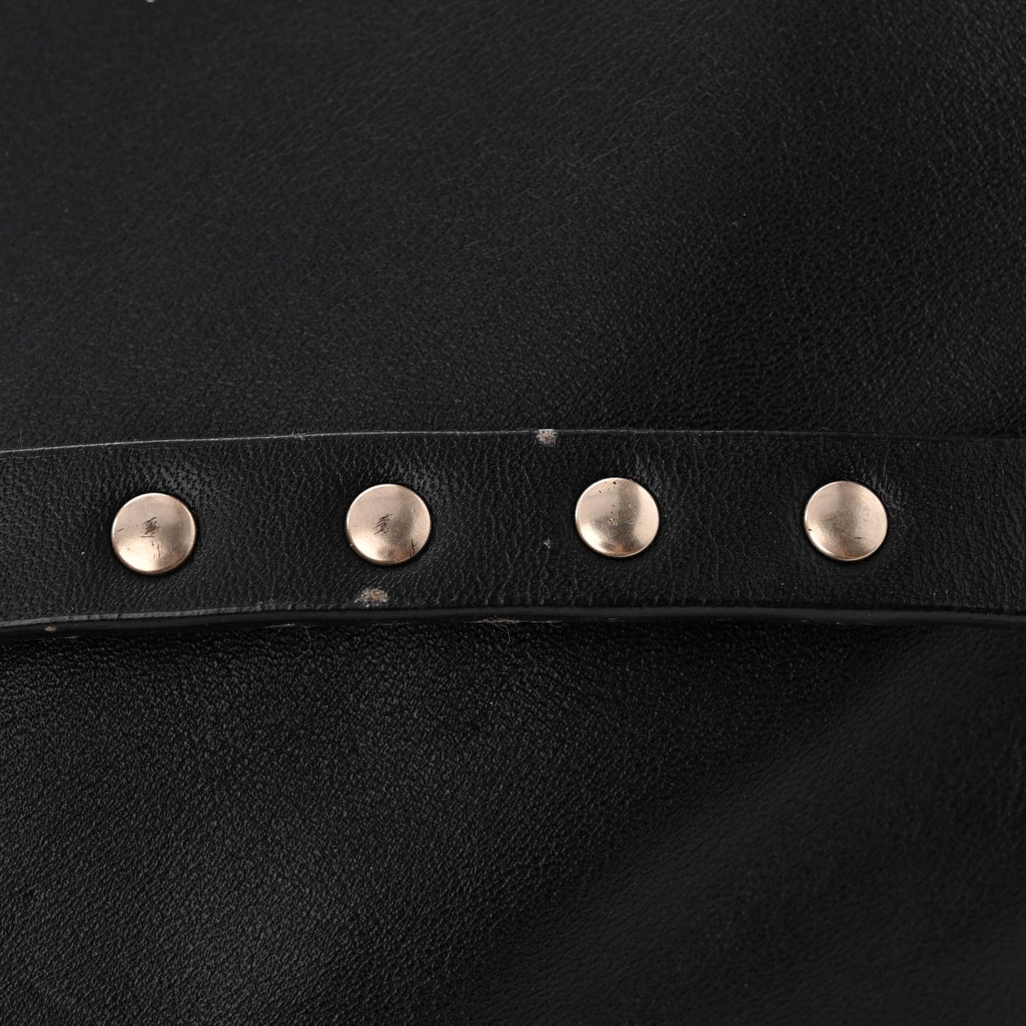Vitello Medium Rockstud Tote Black
