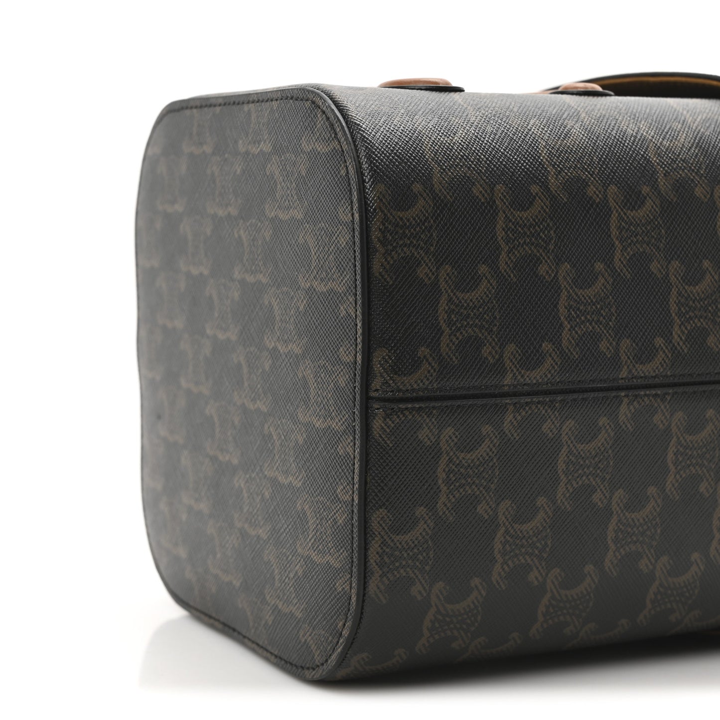 Triomphe Canvas Calfskin Medium Cuir Triomphe Box Tan