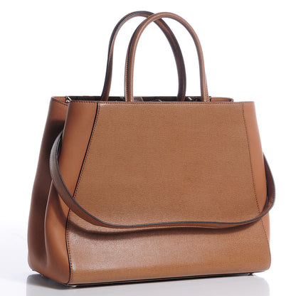 Fendi Vitello Elite Regular 2Jours Tote Orzo 4 of 11