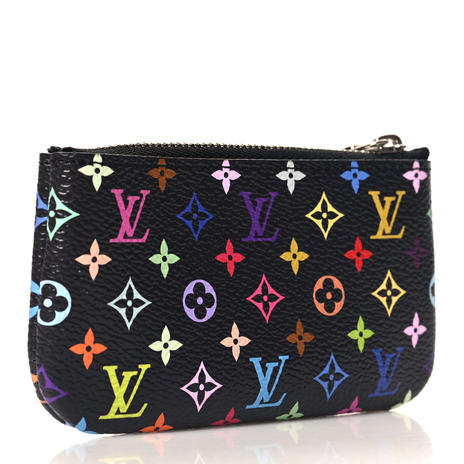 Louis Vuitton LV X TM Monogram Multicolor Key Pouch Black 3 of 7