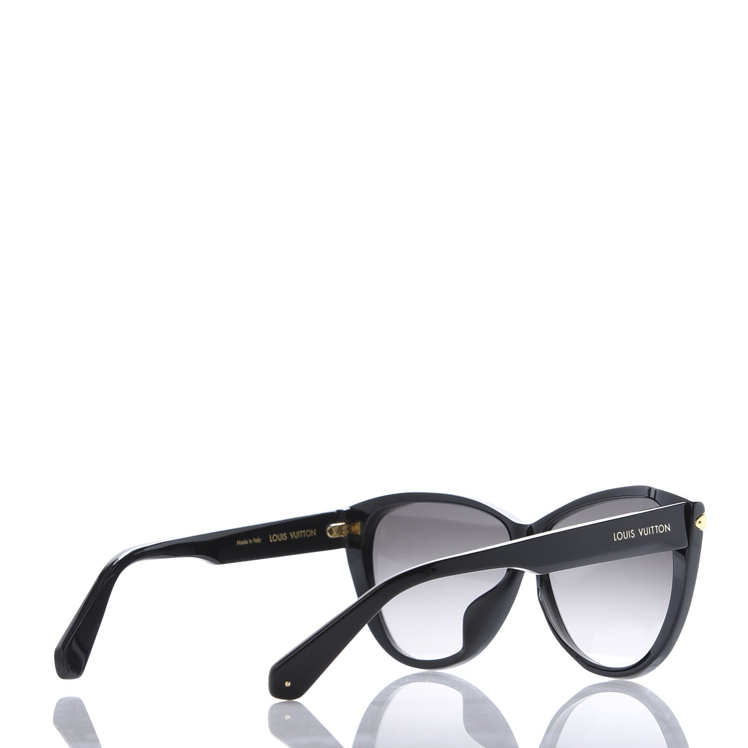 Louis Vuitton Acetate Blue Velvet Sunglasses Z1293E Black 4 of 8