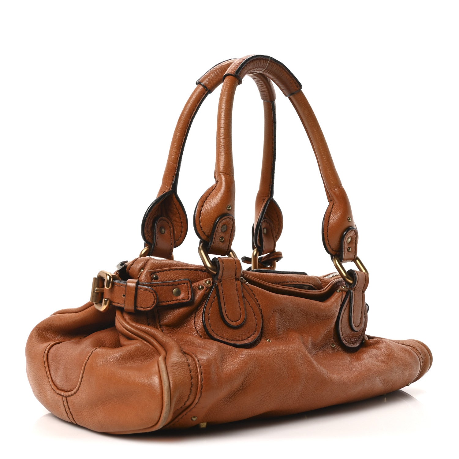 Chloe Calfskin Medium Paddington Satchel Tan 3 of 11