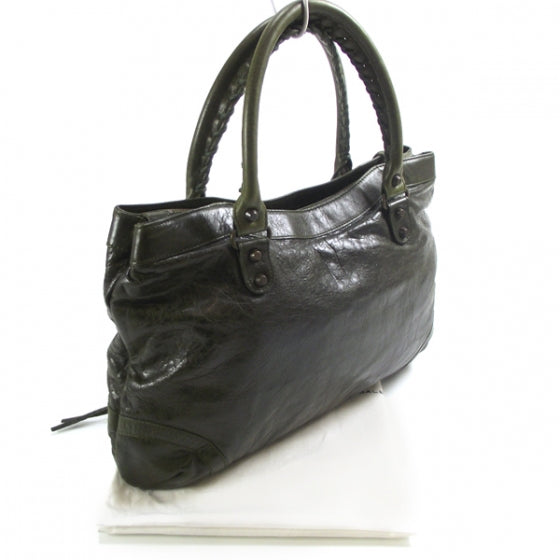 Balenciaga Chevre Classic Hardware Purse Olive 3 of 13