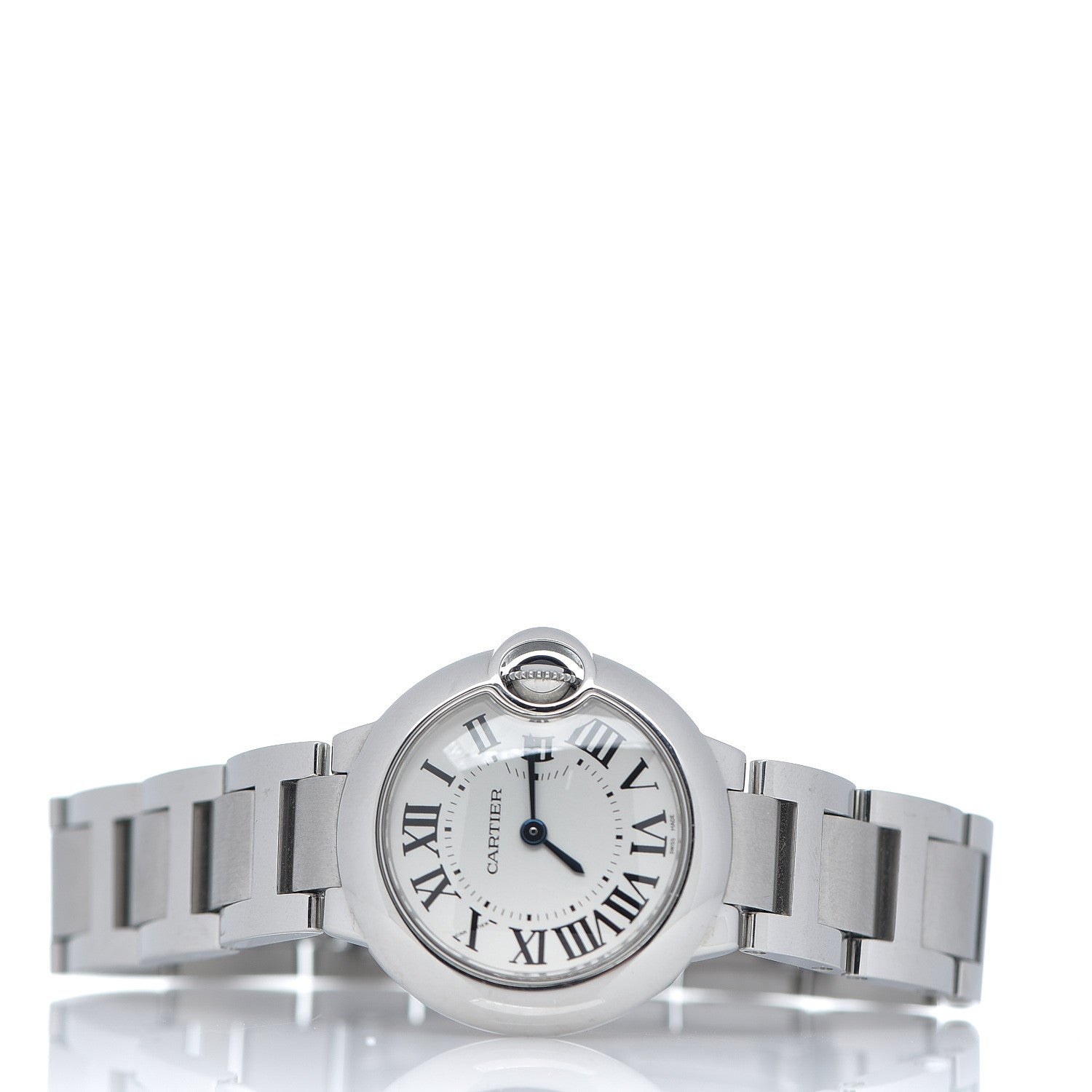 Cartier Stainless Steel 28mm Ballon Bleu De Quartz Watch 2 of 5