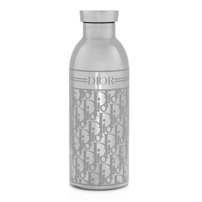 Christian Dior Oblique Stainless Steel Aqua Bottle Platinum 1 of 6