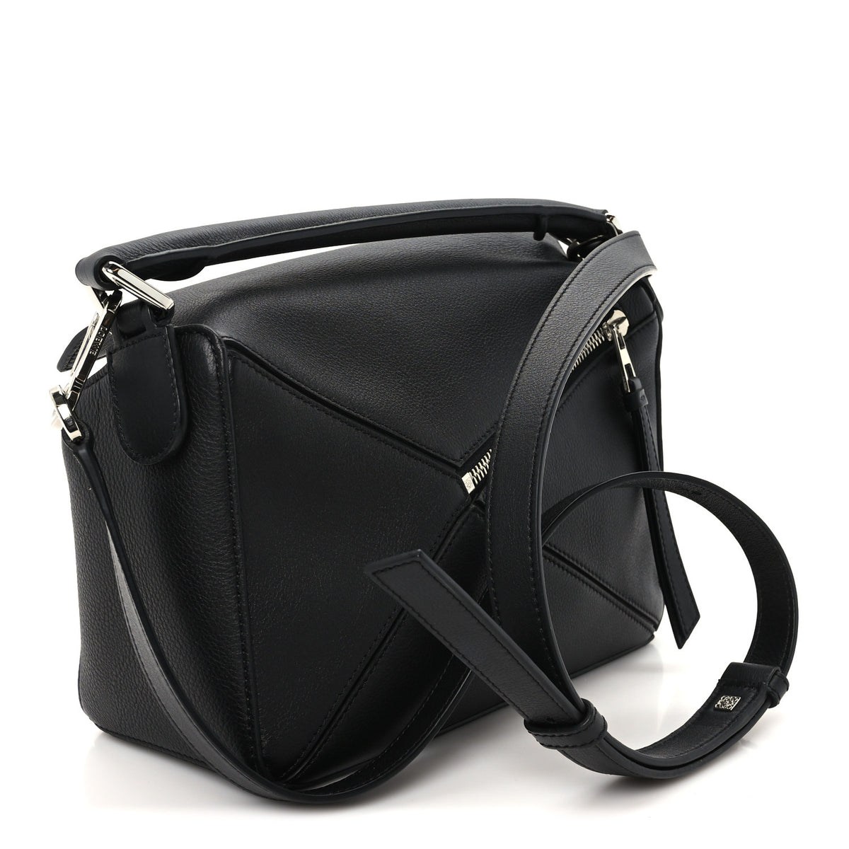 Loewe Calfskin Small Puzzle Bag Black 2 of 10