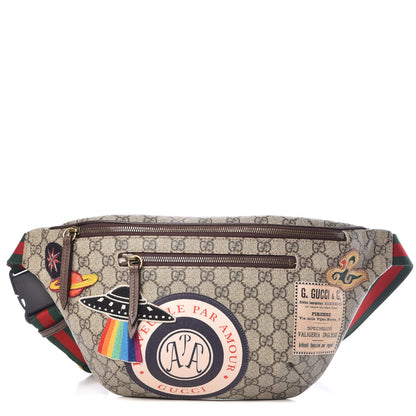Gucci GG Supreme Monogram Courrier Belt Bag Beige New Acero 1 of 11