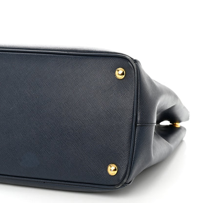 Prada Saffiano Medium Galleria Double Zip Tote Baltico 9 of 14