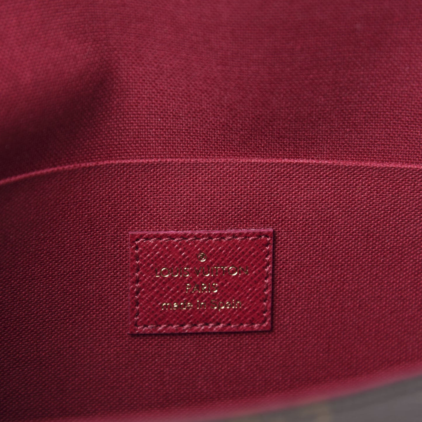 Monogram Pochette Felicie Chain Wallet Fuchsia