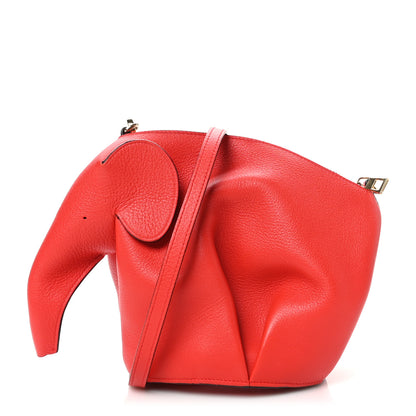 Loewe Calfskin Mini Elephant Crossbody Bag Scarlet Red 1 of 9