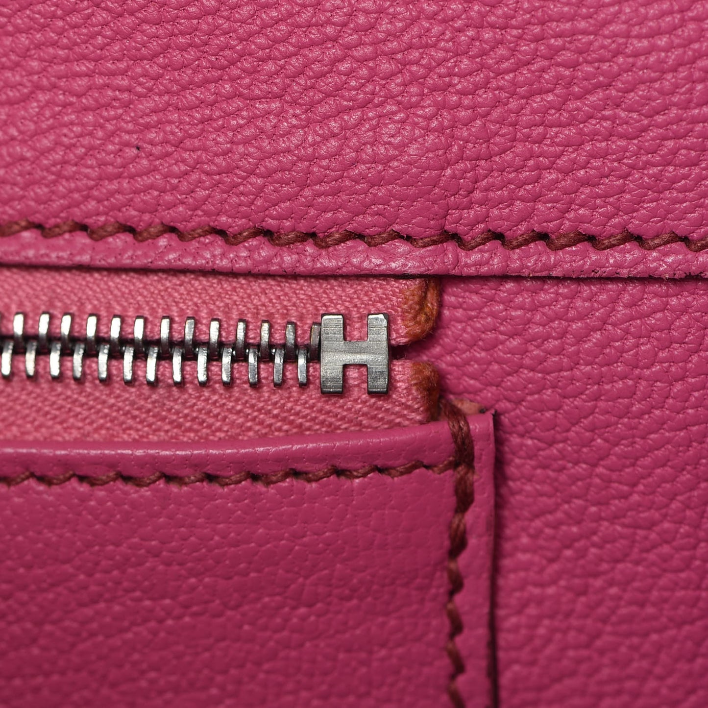 Ostrich Birkin 35 Fuchsia