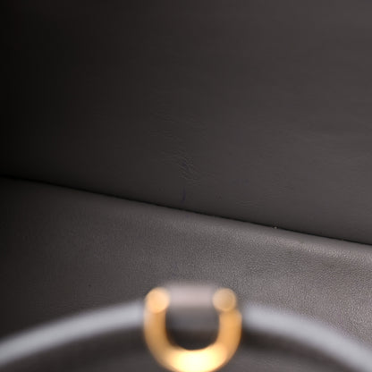 Louis Vuitton Taurillon Capucines MM Steeple Gray 11 of 13