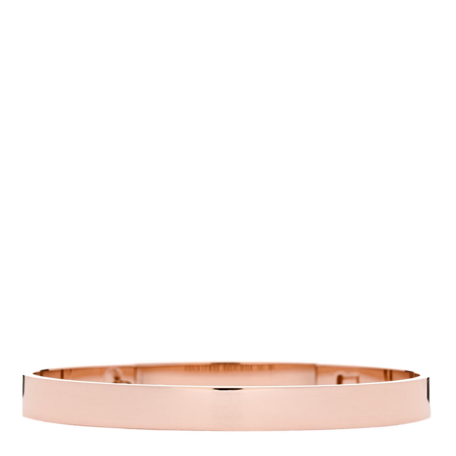 Hermes 18K Rose Gold Diamond PM Collier De Chien Bracelet SH 2 of 4