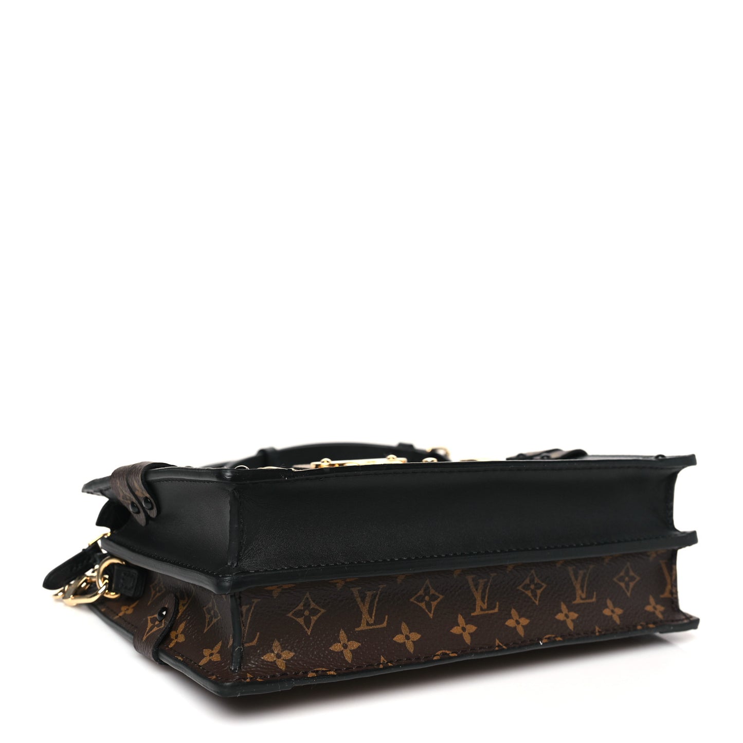 Reverse Monogram Trunk Clutch