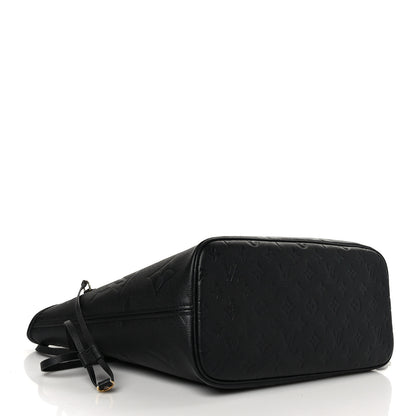 Louis Vuitton Empreinte Monogram Giant Neverfull MM Black 5 of 9