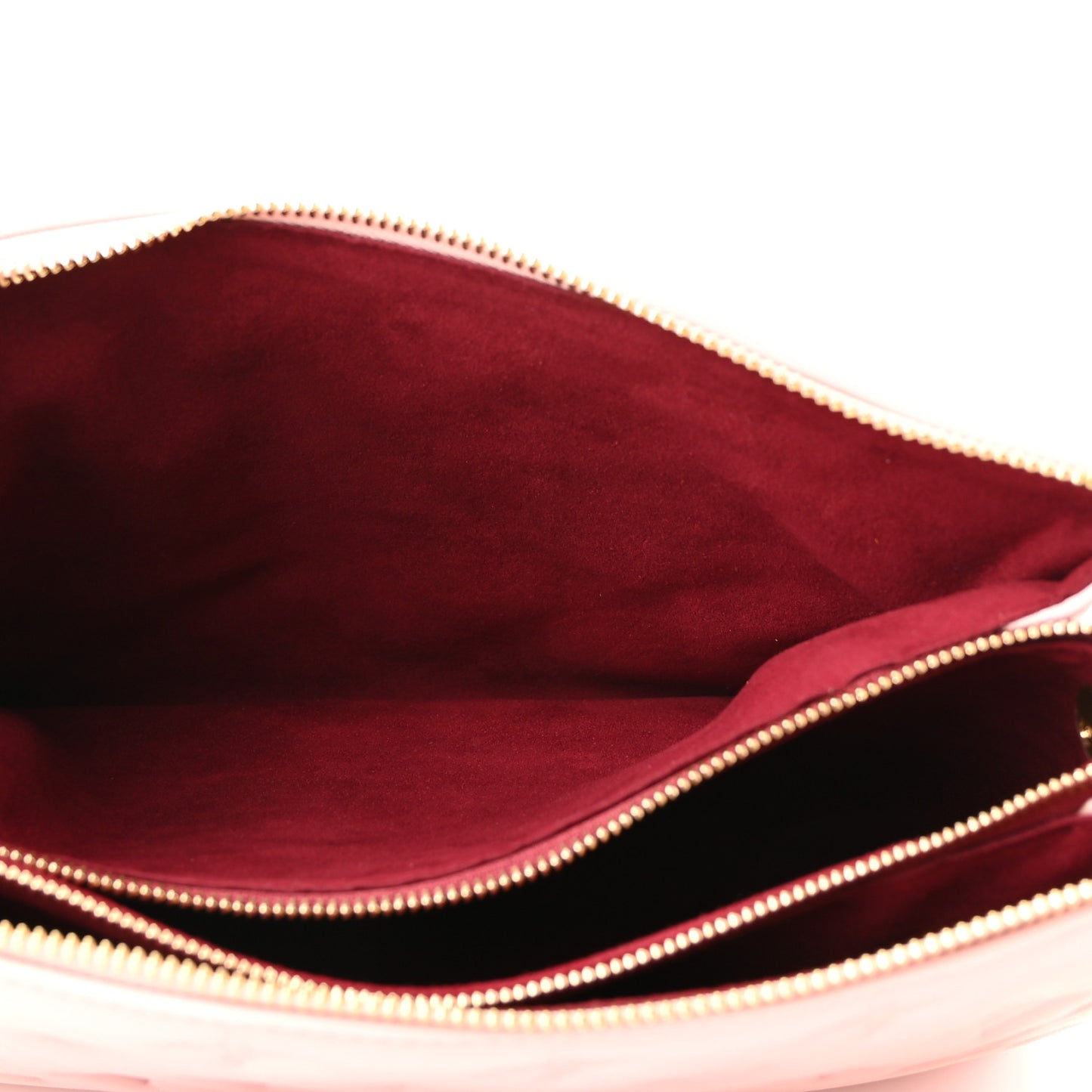 Lambskin Embossed Monogram Coussin PM Rose