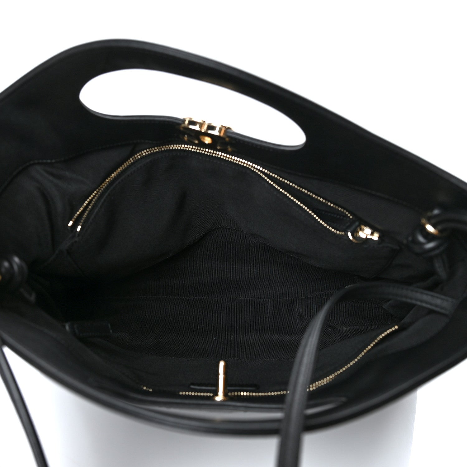 Chanel Crumpled Calfskin Quilted 31 Large Shopping Bag Black 4 of 9