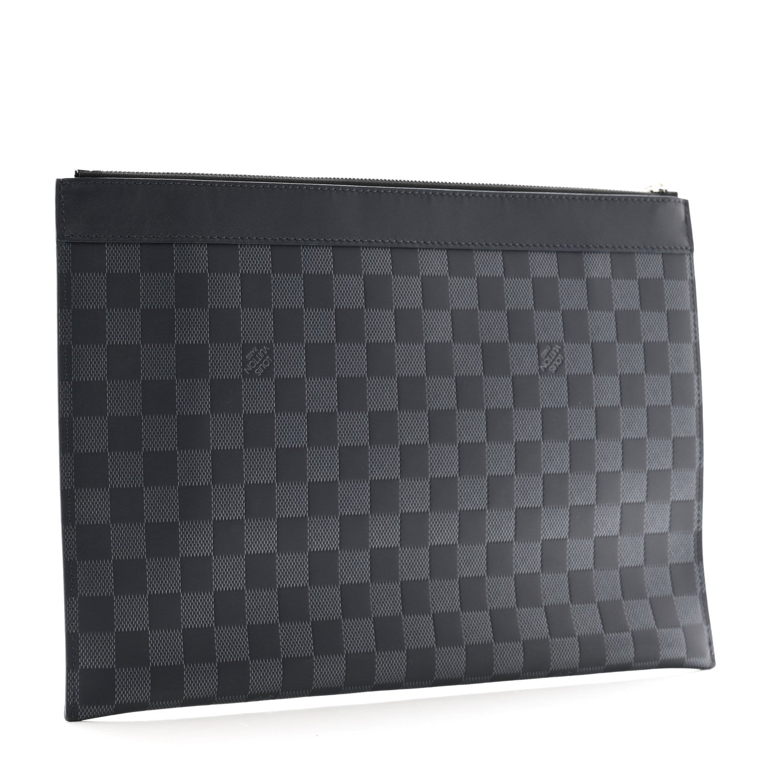 Louis Vuitton Damier Infini Discovery Pochette GM Onyx Silver 3 of 7