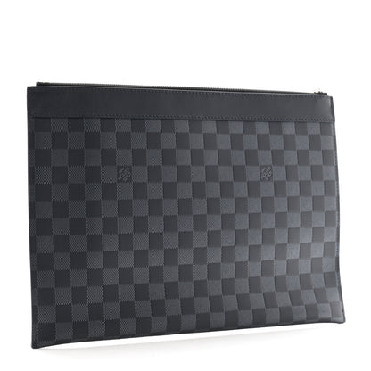 Louis Vuitton Damier Infini Discovery Pochette GM Onyx Silver 3 of 7