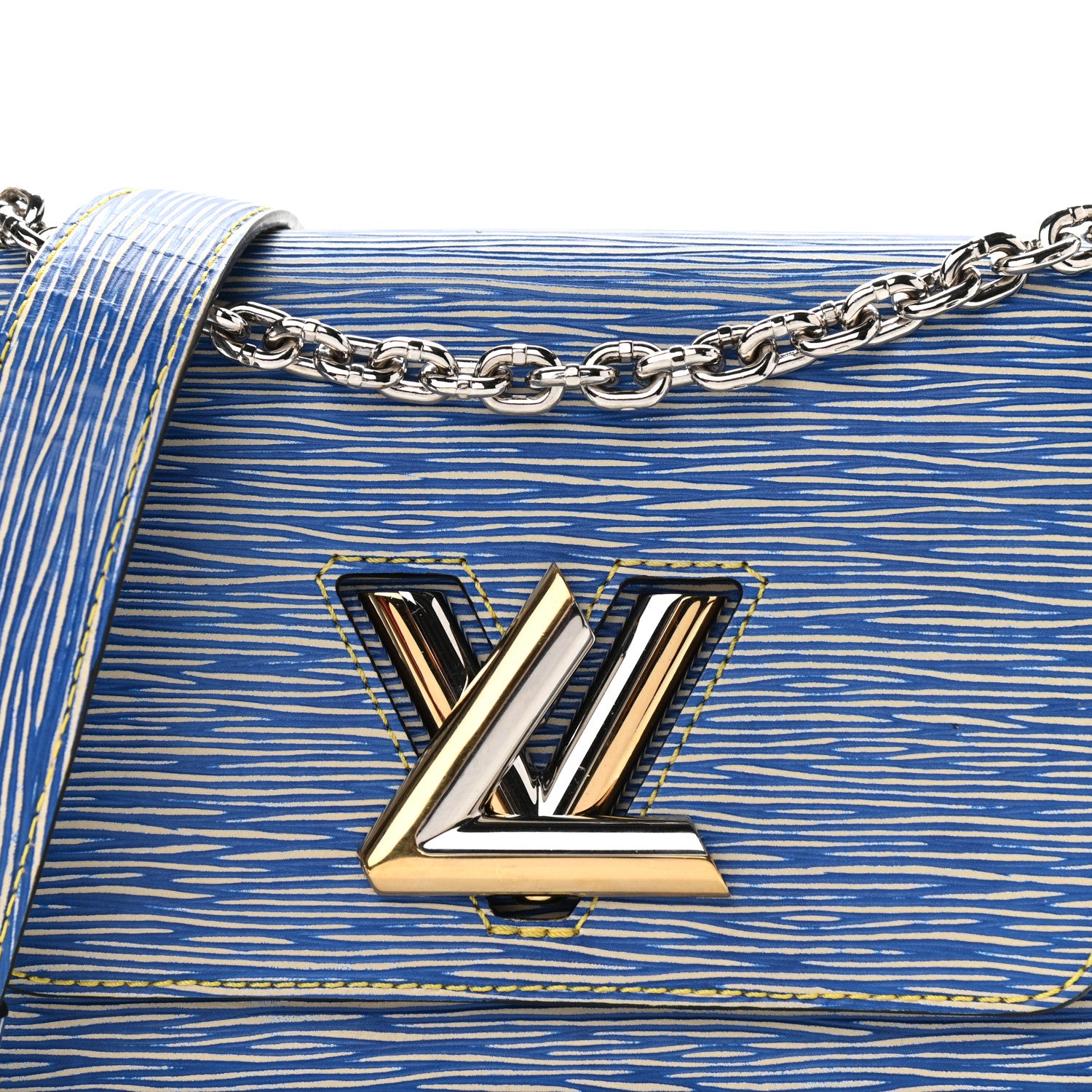 Louis Vuitton Epi Twist Shoulder Bag PM Denim Light 8 of 11