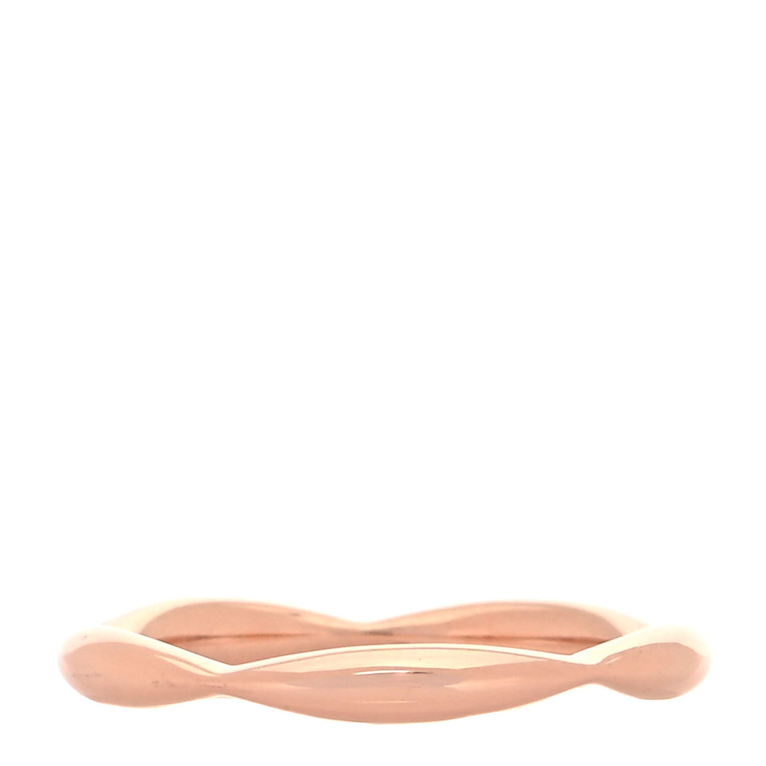 Chanel 18K Rose Gold Diamond Camellia Band Ring 49 4.75 6 of 8