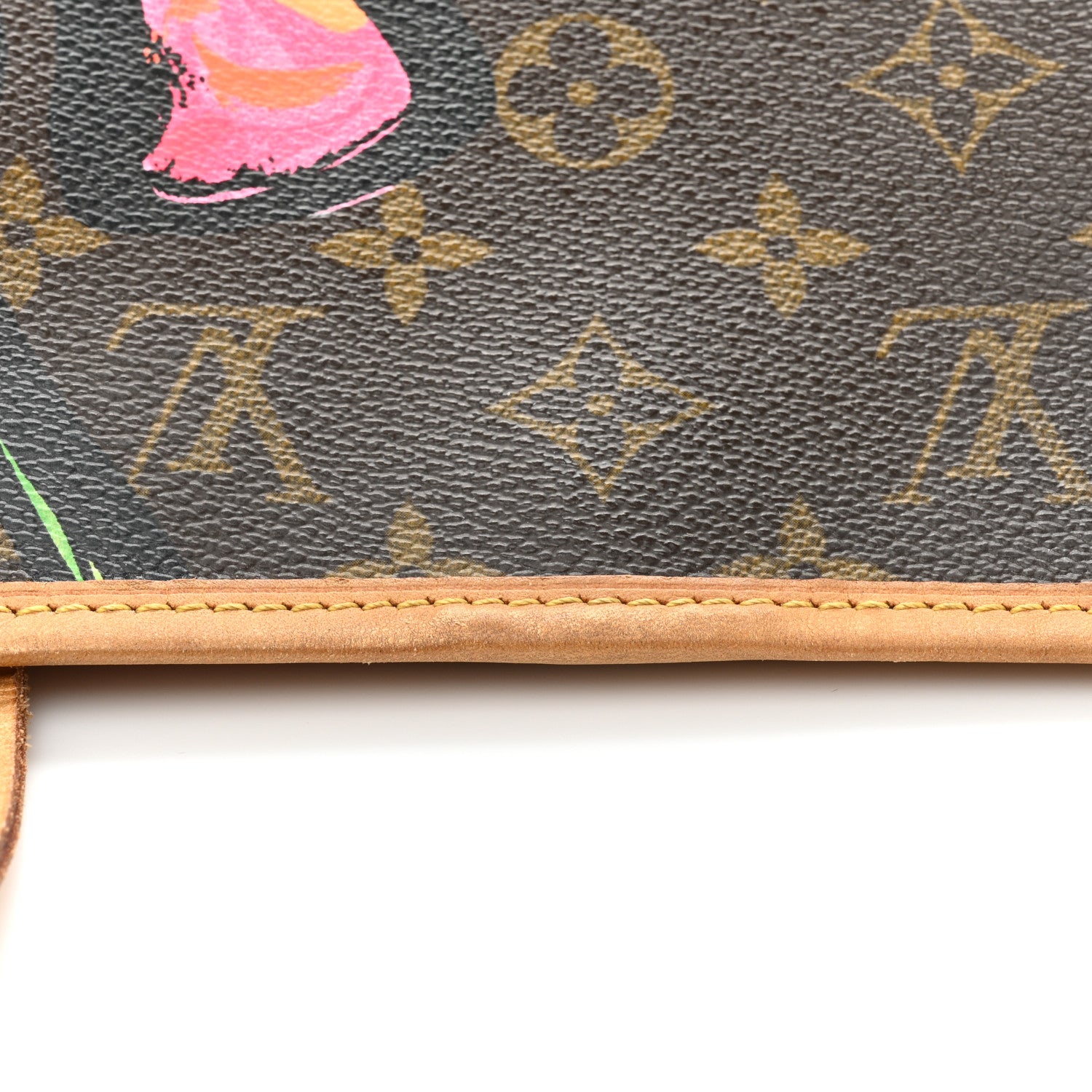 Louis Vuitton Monogram Roses Neverfull MM 19 of 20
