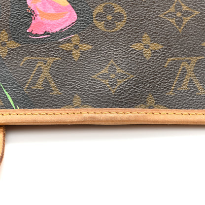 Louis Vuitton Monogram Roses Neverfull MM 19 of 20