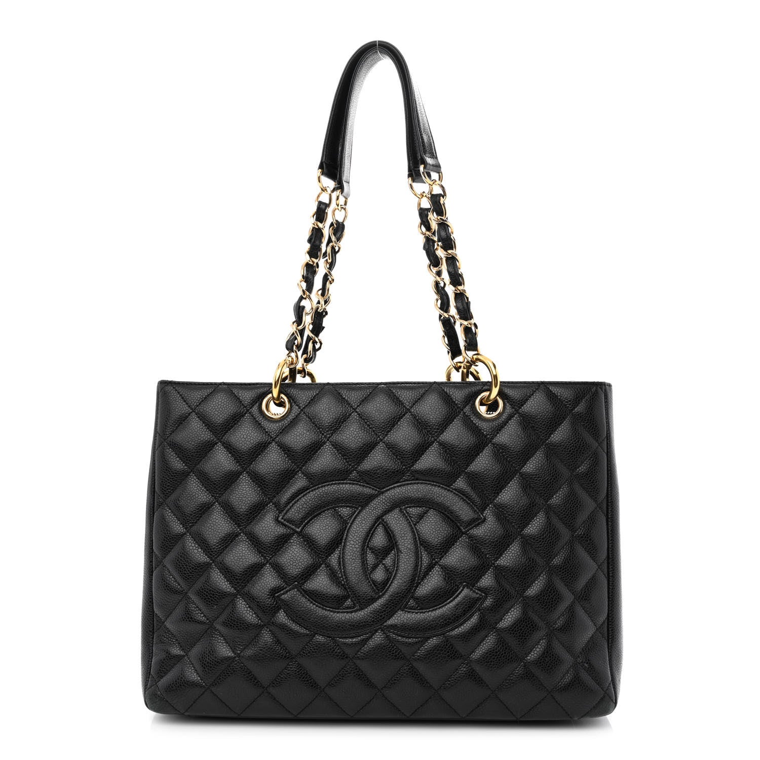 Chanel Caviar Quilted Grand Shopping Tote GST Black 1 of 13
