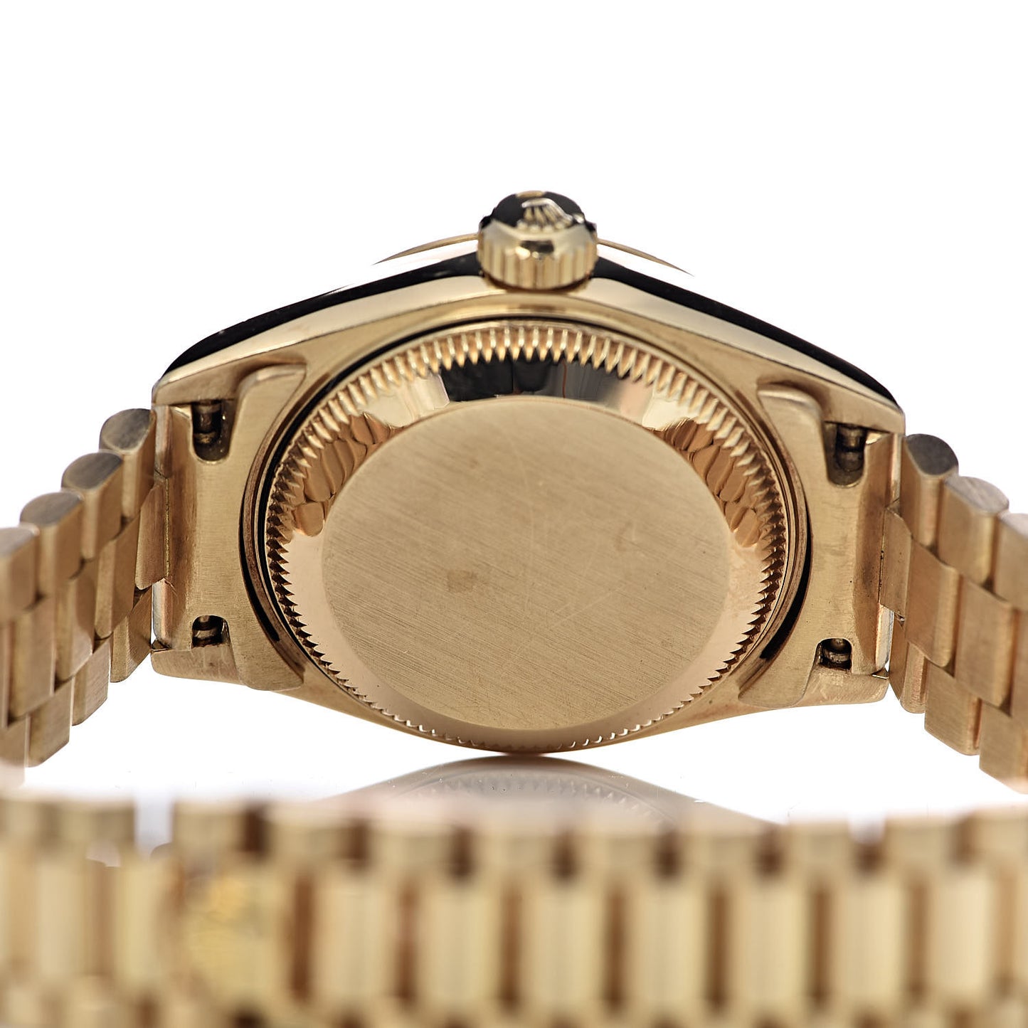 18K Yellow Gold Diamond 26mm Datejust President Watch Black 69178