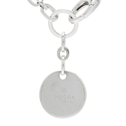 Gucci Sterling Silver Link Round Charm Bracelet 3 of 3