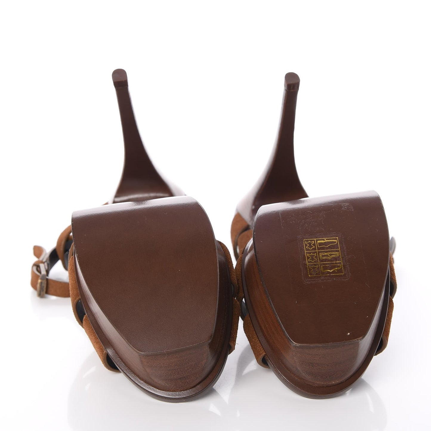 Suede Tribute 105 Platform Sandals 37 Land