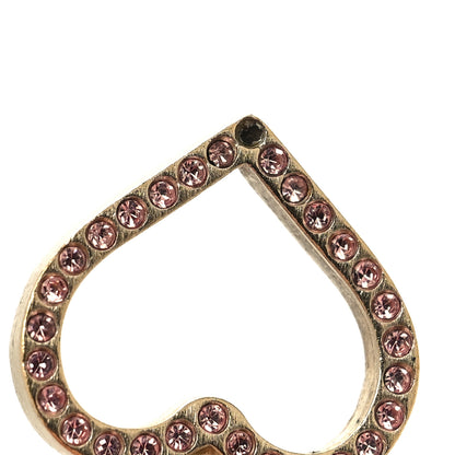 Chanel Crystal CC Heart Peace Sign Charm Chain Belt Gold 5 of 5