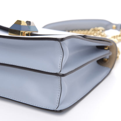 Fendi Vitello Liberty Studded Small Kan I Shoulder Bag Azzurro Polvere 10 of 11