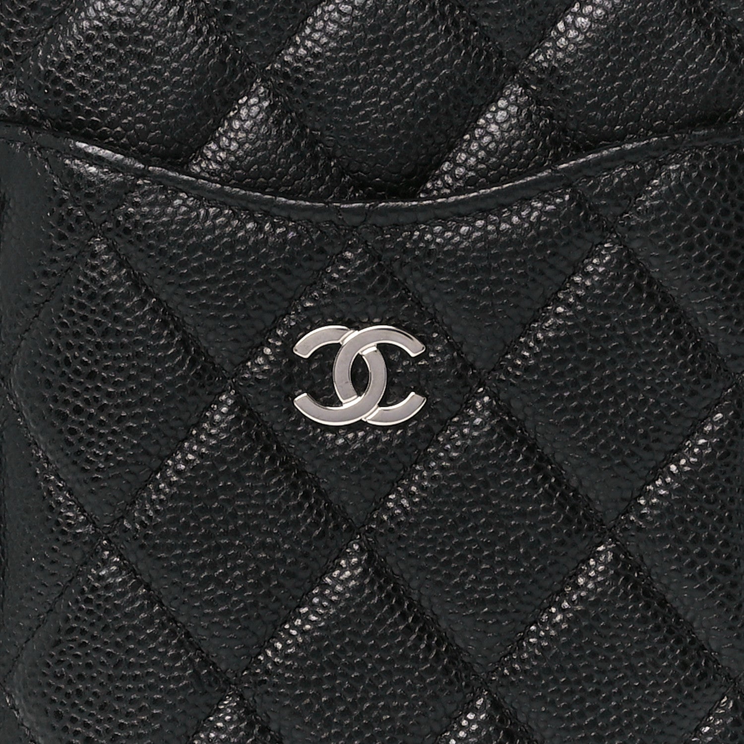 Chanel Caviar Quilted Classic iPhone Pouch Black 8 of 11