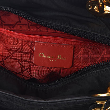 Christian Dior Nylon Cannage Medium Lady Dior Black 7 of 13