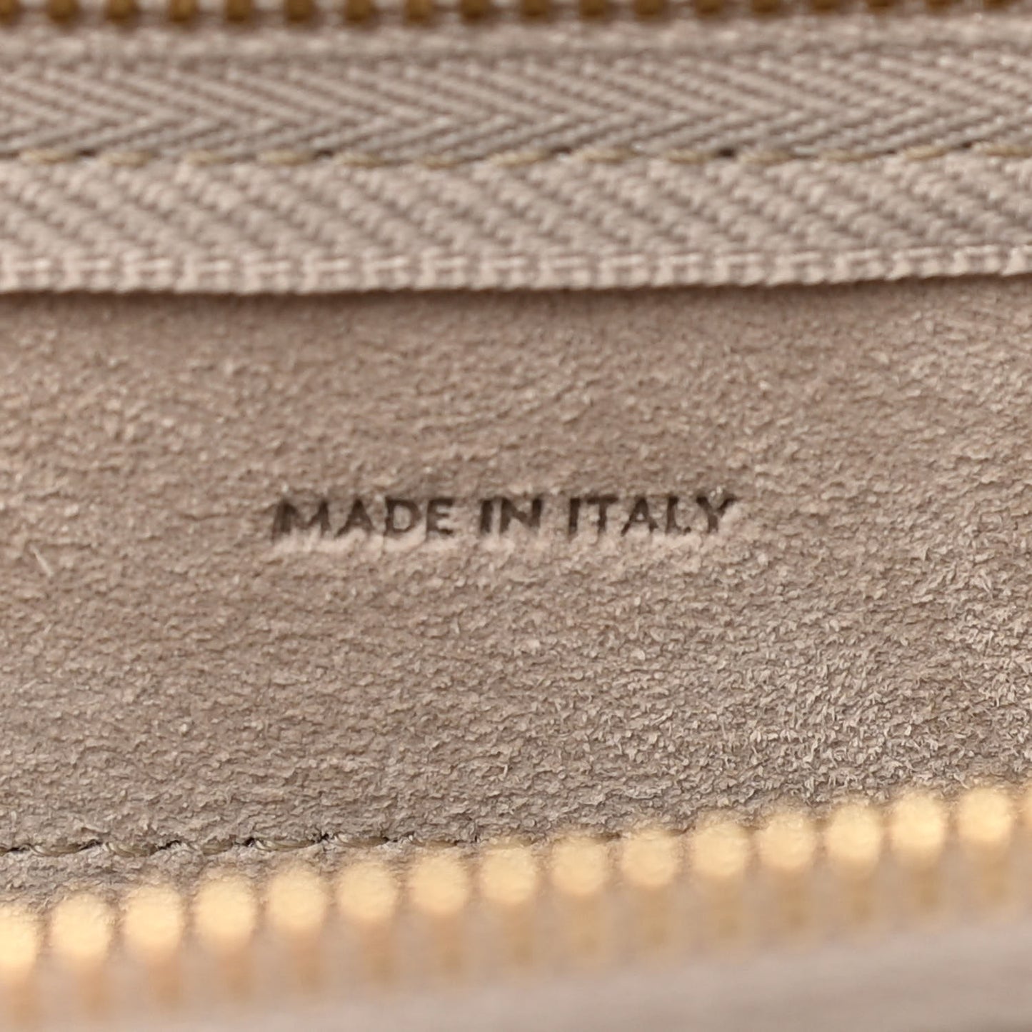 Grained Calfskin Nano Belt Bag Light Taupe