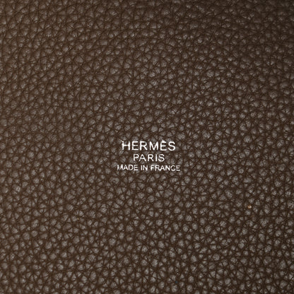 Hermes Taurillon Clemence Picotin 22 MM Etoupe 6 of 13