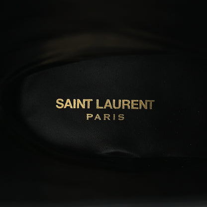 Saint Laurent Vitello Ruinart Hunt 25 Boots 40 Black 9 of 13