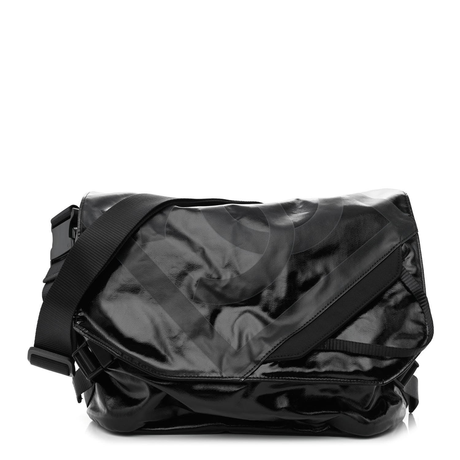 Chanel Coated Canvas Sport Messenger Black 1 of 8