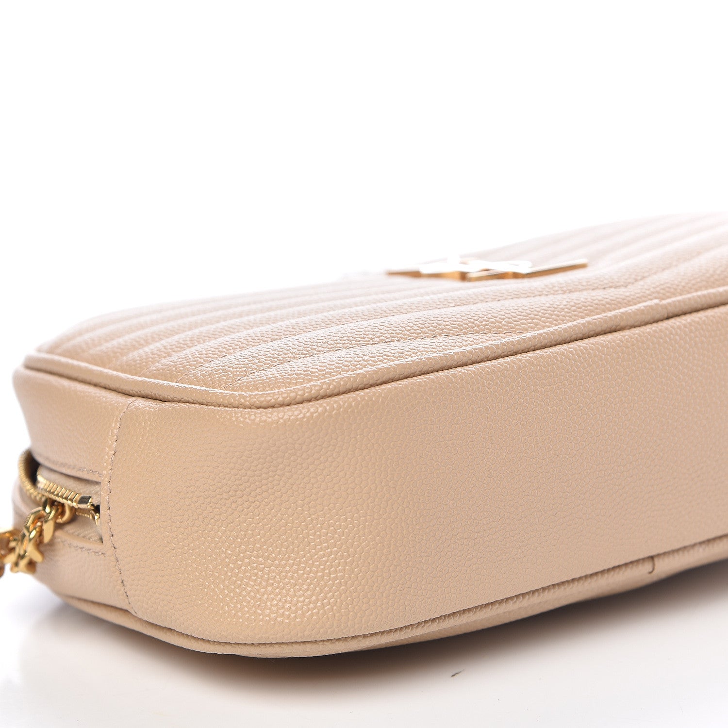 Saint Laurent Grain De Poudre Matelasse Monogram Mini Lou Camera Bag New Powder 8 of 16