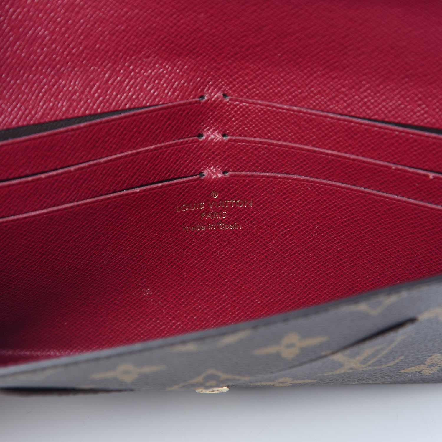 Louis Vuitton Monogram Jeanne Wallet Fuchsia 9 of 15